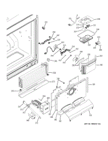 02 - Freezer Section parts for Ge Refrigerator PFSF5NFXAWW from AppliancePartsPros.com