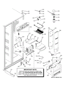 06 - Fresh Food Section parts for Ge Refrigerator PJE25PGTAFSV from AppliancePartsPros.com