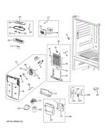 06 - Fresh Food Section parts for Ge Refrigerator GFSS6KIXASS from AppliancePartsPros.com
