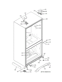 06 - Case Parts parts for Ge Refrigerator GFSF2KEXABB from AppliancePartsPros.com