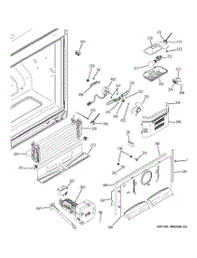 02 - Freezer Section parts for Ge Refrigerator GDSS0KCXARSS from AppliancePartsPros.com