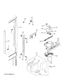 04 - Fresh Food Section parts for Ge Refrigerator GDSL0KCXARLS from AppliancePartsPros.com