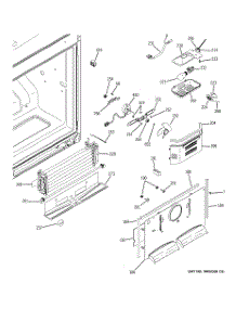 02 - Freezer Section parts for Ge Refrigerator GDSS0KBXARSS from AppliancePartsPros.com