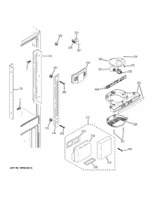 04 - Fresh Food Section parts for Ge Refrigerator GDSS0KBXARSS from AppliancePartsPros.com