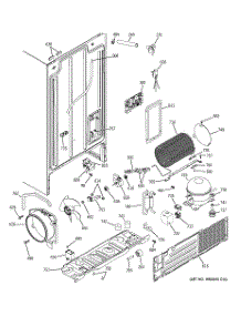 08 - Sealed System & Mother Board parts for Ge Refrigerator GSE20JEWGFWW from AppliancePartsPros.com