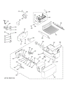 05 - Ice Maker & Dispenser parts for Ge Refrigerator GSS25JETGCC from AppliancePartsPros.com
