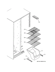 04 - Freezer Shelves parts for Ge Refrigerator GSS22IBTGWW from AppliancePartsPros.com