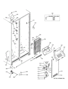 03 - Freezer Section parts for Ge Refrigerator GSS20DBTGWW from AppliancePartsPros.com