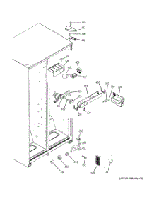 05 - Fresh Food Section parts for Ge Refrigerator GSS20DBTGWW from AppliancePartsPros.com