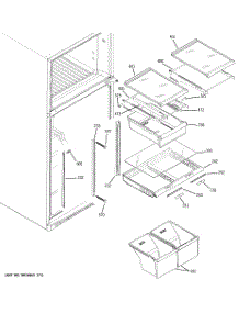 05 - Fresh Food Shelves parts for Ge Refrigerator GTS18SBXARSS from AppliancePartsPros.com