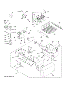 05 - Ice Maker & Dispenser parts for Ge Refrigerator GSE22KETEFSS from AppliancePartsPros.com