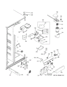 07 - Fresh Food Section parts for Ge Refrigerator GSHF5MGXBEBB from AppliancePartsPros.com