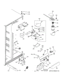 07 - Fresh Food Section parts for Ge Refrigerator GSHS5MGXBESS from AppliancePartsPros.com
