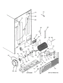09 - Sealed System & Mother Board parts for Ge Refrigerator GCE23LHWAFSS from AppliancePartsPros.com