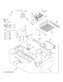 05 - Ice Maker & Dispenser parts for Ge Refrigerator GSE25KETCFWW from AppliancePartsPros.com
