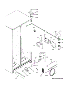 06 - Fresh Food Section parts for Ge Refrigerator GSL25JFXALB from AppliancePartsPros.com