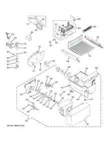 05 - Ice Maker & Dispenser parts for Ge Refrigerator GSH22JFXACC from AppliancePartsPros.com