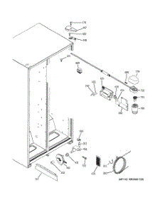 06 - Fresh Food Section parts for Ge Refrigerator GSL22JFXALB from AppliancePartsPros.com