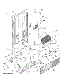 08 - Sealed System & Mother Board parts for Ge Refrigerator GSL22JFXALB from AppliancePartsPros.com