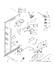 07 - Fresh Food Section parts for Ge Refrigerator GCE23LHWAFWW from AppliancePartsPros.com