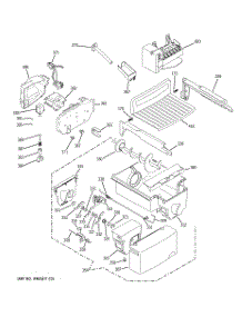 06 - Ice Maker & Dispenser parts for Ge Refrigerator GSF25XGWABB from AppliancePartsPros.com