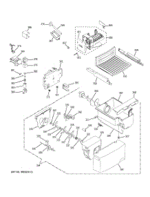05 - Ice Maker & Dispenser parts for Ge Refrigerator ESH22JSWESS from AppliancePartsPros.com