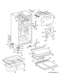 02 - Cabinet parts for Ge Refrigerator GTS16GBSELWW from AppliancePartsPros.com