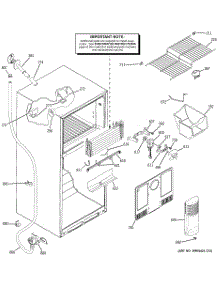 02 - Freezer Section parts for Ge Refrigerator GTS18ICSWRCC from AppliancePartsPros.com