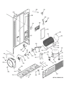 08 - Sealed System & Mother Board parts for Ge Refrigerator GSH25JSTDSS from AppliancePartsPros.com