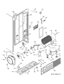 08 - Sealed System & Mother Board parts for Ge Refrigerator ESH25JFWFBB from AppliancePartsPros.com