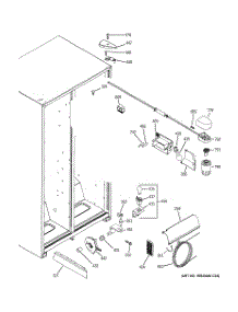 06 - Fresh Food Section parts for Ge Refrigerator GSL22JFTDBS from AppliancePartsPros.com