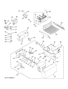 05 - Ice Maker & Dispenser parts for Ge Refrigerator ESH25JSWESS from AppliancePartsPros.com