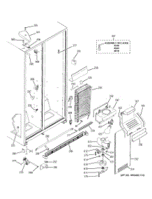 03 - Freezer Section parts for Ge Refrigerator GSH22JFTDWW from AppliancePartsPros.com