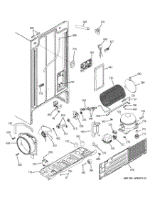 08 - Sealed System & Mother Board parts for Ge Refrigerator ESL22JFWDBS from AppliancePartsPros.com
