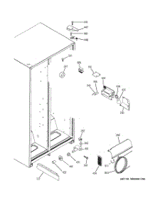 06 - Fresh Food Section parts for Ge Refrigerator GSE22KETCFSS from AppliancePartsPros.com