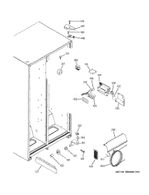 06 - Fresh Food Section parts for Ge Refrigerator GSE22KETCFBB from AppliancePartsPros.com
