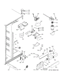 07 - Fresh Food Section parts for Ge Refrigerator GCE21LGWAFSS from AppliancePartsPros.com