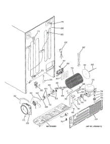 09 - Sealed System & Mother Board parts for Ge Refrigerator GCF23KGWAWW from AppliancePartsPros.com