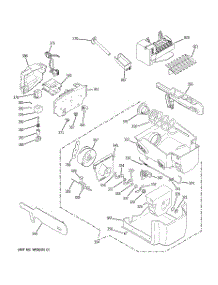 06 - Ice Maker & Dispenser parts for Ge Refrigerator GSC23KSWDSS from AppliancePartsPros.com