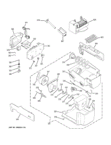 06 - Ice Maker & Dispenser parts for Ge Refrigerator GSF26KHWAWW from AppliancePartsPros.com