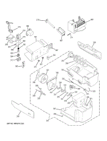 06 - Ice Maker & Dispenser parts for Ge Refrigerator GCF23KGWABB from AppliancePartsPros.com