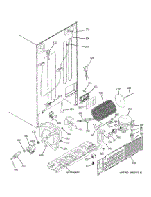 09 - Sealed System & Mother Board parts for Ge Refrigerator GCF23KGWDBB from AppliancePartsPros.com