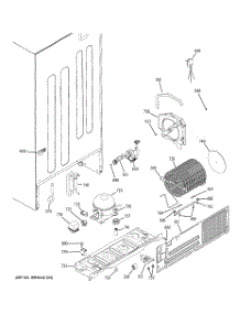 08 - Unit Parts parts for Ge Refrigerator GTS22KBPDRCC from AppliancePartsPros.com
