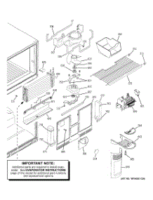 03 - Freezer Section parts for Ge Refrigerator GTL22JCPDRBS from AppliancePartsPros.com
