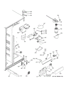 07 - Fresh Food Section parts for Ge Refrigerator GSF25TGWCWW from AppliancePartsPros.com