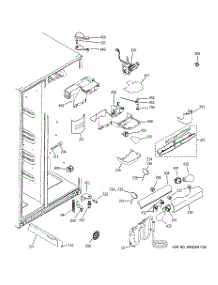 06 - Fresh Food Section parts for Ge Refrigerator GWE23LBTBFSS from AppliancePartsPros.com