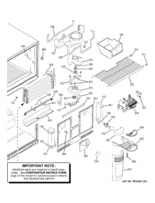 03 - Freezer Section parts for Ge Refrigerator GTS22KHPDRCC from AppliancePartsPros.com