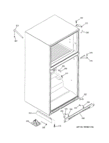 08 - Case Parts parts for Ge Refrigerator GTS22KHPDRCC from AppliancePartsPros.com