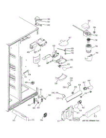 07 - Fresh Food Section parts for Ge Refrigerator DSF26DHWCBB from AppliancePartsPros.com
