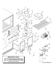 03 - Freezer Section parts for Ge Refrigerator GTS22JCPDRCC from AppliancePartsPros.com